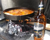 Foto del paso 5 de la receta: Pollo al disco con cerveza negra🍺🍗🍽️