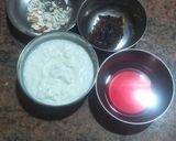 A picture of step 1 of Rose Gulkand lassi.