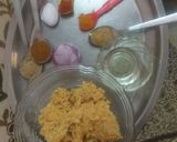 A picture of step 2 of Masoor dal ki kachori.