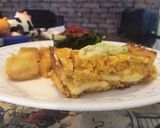 Foto del paso 25 de la receta: Torta de pescado seco, con espinacas, acelgas y dados de yuca
