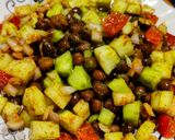 A picture of step 3 of Black chickpeas Salad (Kala chana salad).