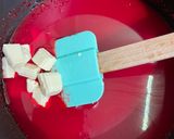 Une image de l'étape 23 de Gâteau-miroir en forme de cœur 3D, fourré à la fraise et à la mousse à la vanille.
