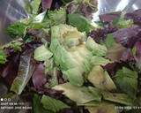 Foto del paso 3 de la receta: Ensalada de brotes con vinagreta de crema de naranja