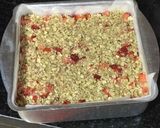 A picture of step 7 of Strawberry Oats Crumble Bars: EGGLESS.