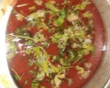 A picture of step 5 of Chicken masala curry.