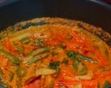 A picture of step 7 of Veg Kolhapuri.