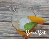 A picture of step 3 of Peach Mint Mojito.