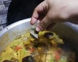 A picture of step 4 of Dhokray memon dish.
