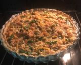 Foto del paso 9 de la receta: Quiche de puerros,con un gratinado sorprendente 😳