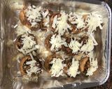 Foto del paso 6 de la receta Nidos de champiñones con huevo de codorniz