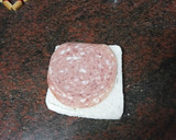 Foto del paso 1 de la receta: Sándwich de fiambre y queso de cabra