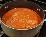 Angel Hair Alfredo "Cakes" with Marinara Sauce and Sausage recipe step 3 photo