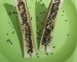 Foto langkah ke 4 dari resep Roti Bakar Pisang Cokelat.
