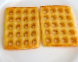 A picture of step 1 of Toasted Potato Waffles, Sausage and Poached Egg 😋.
