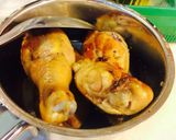 Hình bước làm 7 của món Cơm đùi gà rau quả