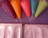 Foto langkah ke 3 dari resep Lidah kucing rainbow.