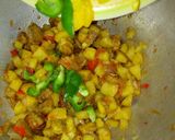 A picture of step 9 of Meaty plantain stuffed bell pepper.