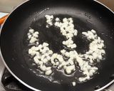 A picture of step 1 of Walnut Schezwan Stir Fry.