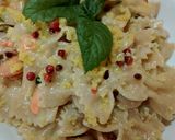 Foto del passaggio 14 della ricetta Farfalle Integrali con Zucchine Salmone e Menta Fresca