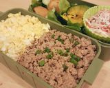 รูปขั้นตอนการทำที่ 8 ของ そぼろ丼 l Soborodon l ข้าวหน้าเนื้อหมูสับและไข่กวน