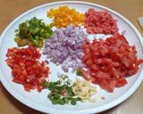 A picture of step 2 of Fish Chilli Fried Rice.