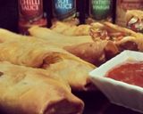 A picture of step 4 of Spring rolls.