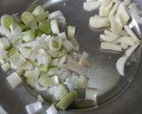 A picture of step 1 of Creamy Garlic Soup.