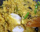 A picture of step 4 of Banana stem nutritious curry.