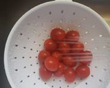 A picture of step 2 of Simple Homemade Oven Roasted Tomatoes.