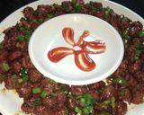 A picture of step 4 of Soyabean chilli .