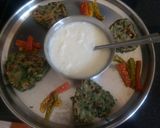 A picture of step 5 of Valentine special methi and moong dal puri.