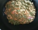 A picture of step 2 of Palak Jowar Chilla.