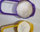 A picture of step 1 of Custard powder.