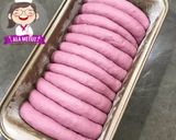 Foto langkah ke 3 dari resep Roti Sisir Ubi Ungu Vegan alaMetut 👩‍🍳.