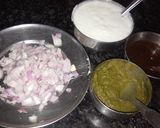 A picture of step 2 of Idli chat.