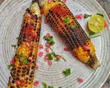 A picture of step 5 of Roasted bhutta.