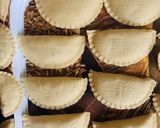 A picture of step 4 of Meethay samosay  /Gujiya /Sweet (honey) half moon.