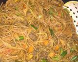 (Brown spaghetti)soyayyar taliya me kayan lambumatakin girki6 hoto