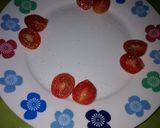 Foto del paso 4 de la receta: Guisantes con jamón y tomates cherry de adorno