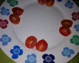 Foto del paso 4 de la receta: Guisantes con jamón y tomates cherry de adorno