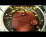 A picture of step 4 of Gulab jamun.