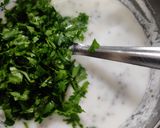 A picture of step 2 of Chia seeds Raita.