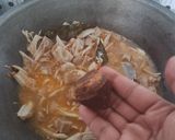 Foto langkah ke 3 dari resep Tumis Gori, Daun Melinjo dan Teri.
