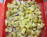 Foto del paso 4 de la receta: Tortilla de patata, berenjena y cebolla en Lékué + Airfryer Cosori