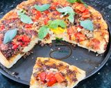 Hình bước làm 4 của món 15’ với bánh pizza siêu tốc (không men nở)