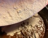 A picture of step 1 of Texas Sheet Cake.