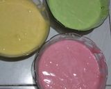 Foto langkah ke 3 dari resep Bolu Pelangi Mini Ekonomis.