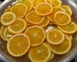 A picture of step 2 of Candied Orange Slices.
