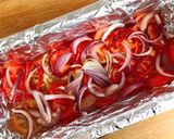 Hình bước làm 5 của món Cá Fillet Sốt Tương Nướng Giấy Bạc