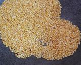 A picture of step 1 of Odia style moong dal khichdi.